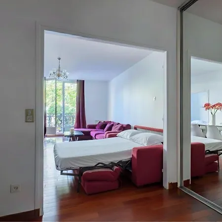 Lägenhet Elegant 1br - Sleeps 7 - Arc De Triomphe Paris