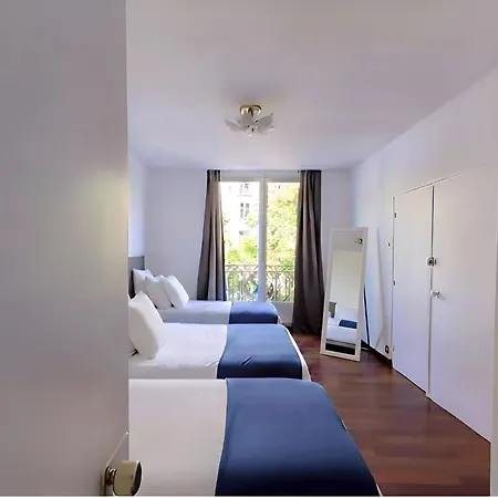 Lägenhet Elegant 1br - Sleeps 7 - Arc De Triomphe *