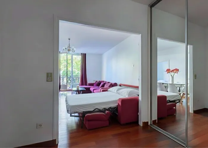 Lägenhet Elegant 1br - Sleeps 7 - Arc De Triomphe Paris